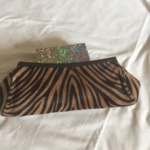 Glen Miller for Ann Turk Zebra Print Bag A032